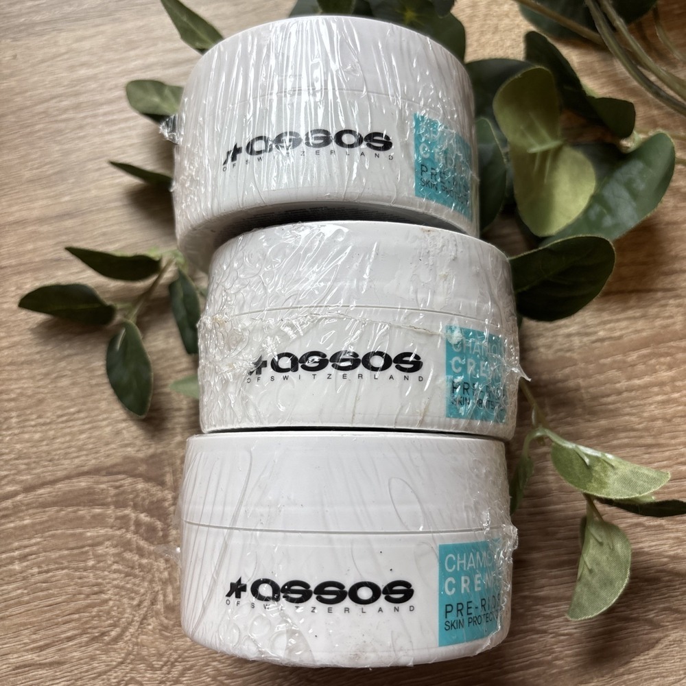 LOT OF 3 Assos  Chamois Cream/Creme NEW 6.76 FLUID OUNCE JARS Cycling